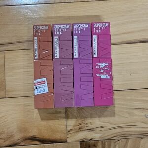 Maybelline Vinyl Ink Lipstick Variety Pack Of 4
